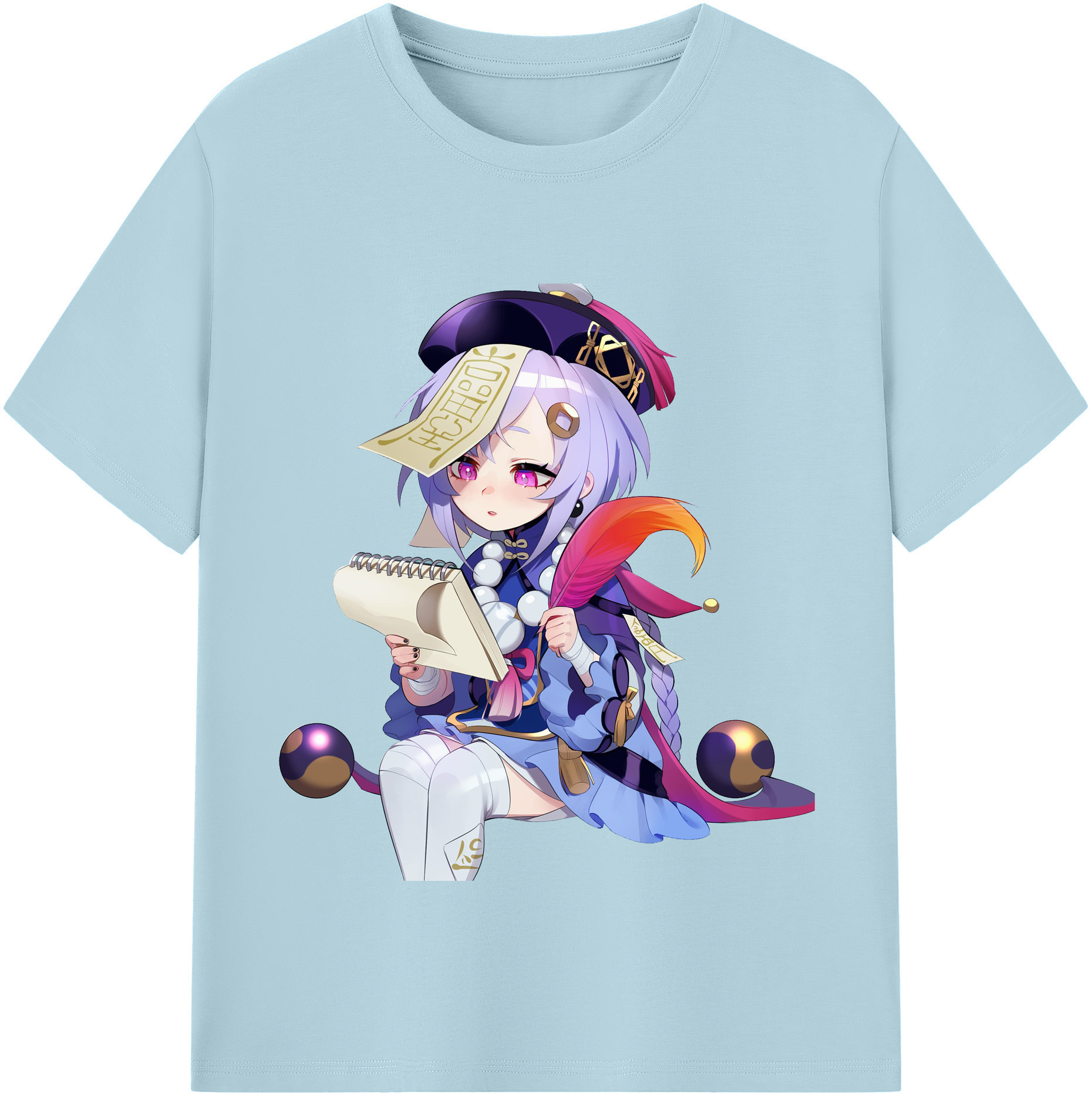 げんし神 七七 なな  genshin Nana 綿100％半袖Tシャツ（フロントプリント）